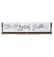 Оперативная память Apacer  DDR5  32GB  6000MHz DIMM NOX RGB White Gaming Memory CL38 1.35V (Retail) 2048*8  Heat Sink (Retail) 3 years (AH5U32G60C622MWAA-1)
