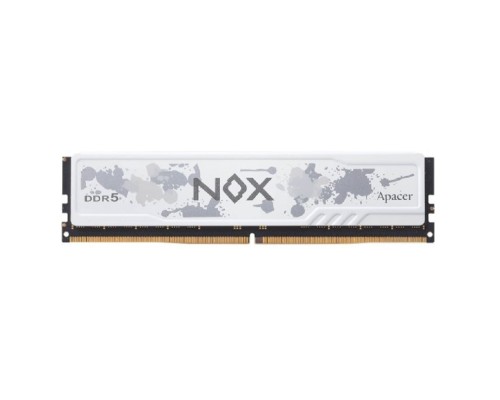 [Модуль памяти] Оперативная память Apacer  DDR5  32GB  6000MHz DIMM NOX RGB White Gaming Memory CL38 1.35V (Retail) 2048*8  Heat Sink (Retail) 3 years (AH5U32G60C622MWAA-1)