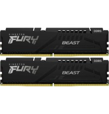 Kingston 32GB 6400MT/s DDR5 CL32 DIMM (Kit of 2) FURY Beast Black EXPO KF564C32BBEK2-32