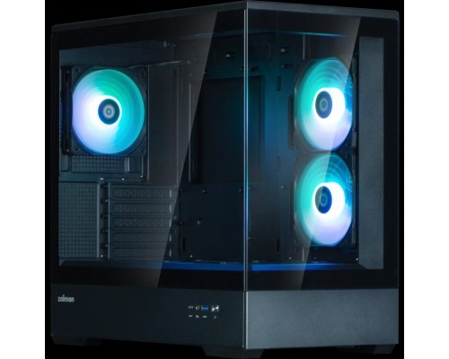 [Корпус] Корпус для ПК Zalman P30 Black V2 mATX Mini Tower PC Case, ARGB Fanx3 