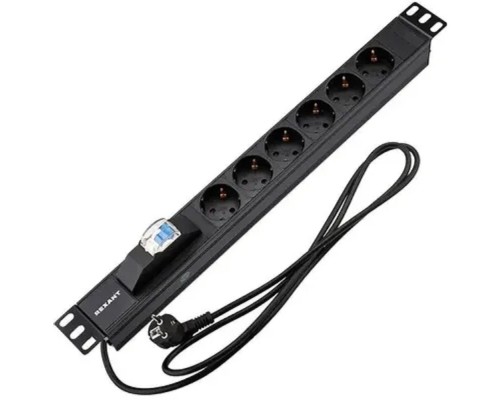 [Розетки и патч-панели] Rexant (04-0103-1) Блок распределения питания для 19