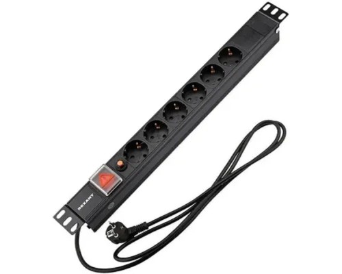 [Розетки и патч-панели] Rexant (04-0102-1) Блок распределения питания для 19