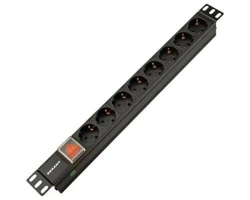 [Розетки и патч-панели] Rexant (04-0303-1) Блок распределения питания для 19