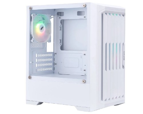 [Корпус] 1STPLAYER BULLET HUNTER H2 ARGB White / mATX / 4x120mm ARGB fans / H2-WH-4F7-W