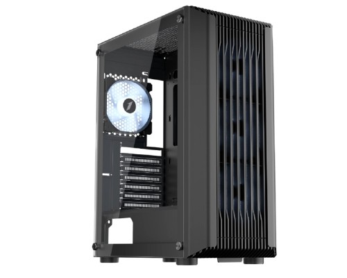 [Корпус] 1STPLAYER BULLET HUNTER H6 ARGB Black / ATX / 4x120mm ARGB fans / H6-BK-4F7