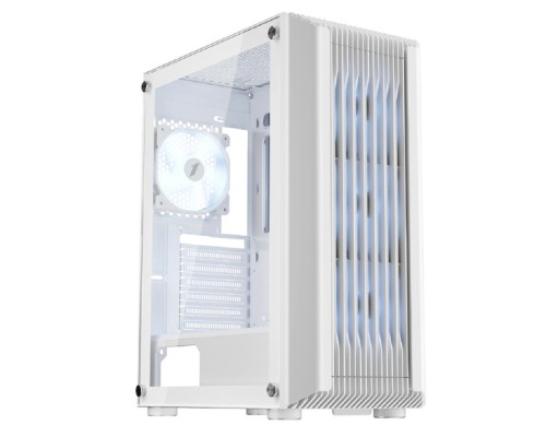 [Корпус] 1STPLAYER BULLET HUNTER H6 ARGB White / ATX / 4x120mm ARGB fans / H6-WH-4F7-W