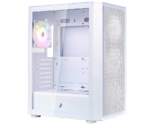 [Корпус] 1STPLAYER Go6 ARGB White / ATX / 4x120mm ARGB fans / Go6-WH-4F7-W