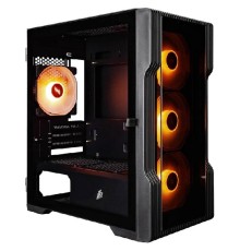 1STPLAYER TRILOBITE T3-G ARGB Black / mATX / 4x120mm ARGB fans / T3-G-BK-4F7