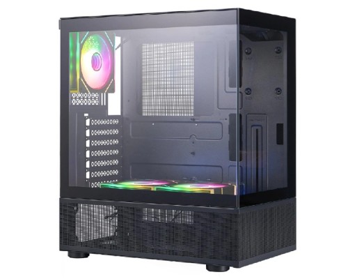 [Корпус] 1STPLAYER MIKU Mi7-A ARGB Black / ATX / 3x120mm ARGB fans / Mi7-A-BK-2FC7R-1FC7