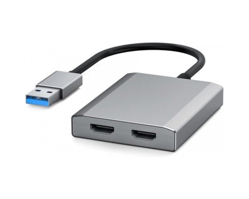 [переходник] KS-is KS-821 Адаптер USB 3.0 на HDMIx2 4K+1080p
