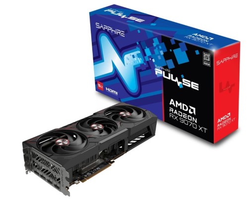 [Видеокарта] Видеокарта Sapphire RX9070XT PULSE 16GB GDDR6 256bit 2xDP 2xHDMI 3FAN RTL (11348-03-20G)