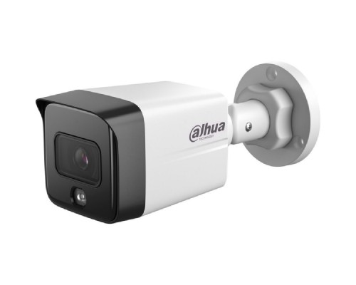 [Видеонаблюдение] DAHUA DH-IPC-HFW1431TC1P-0280B-S6 Уличная цилиндрическая IP-видеокамера 4Мп, 1/2.8” CMOS, объектив 2.8мм, обнаружение людей, ИК 30м, IP67, металл/пластик