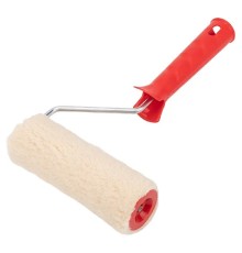 Rexant (89-0034) Валик «Натуральный мех» бесшовный, ворс 12 мм, ширина ролика 140 мм, d 42 мм, бюгель 6 мм