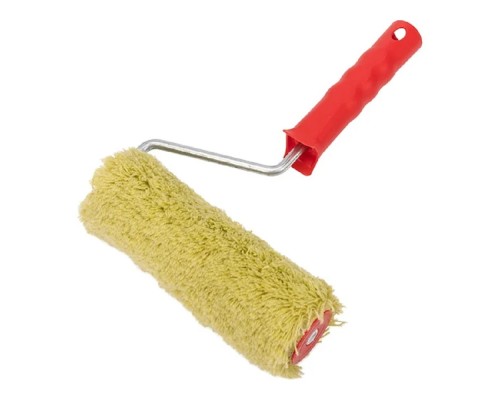 [Штукатурно-малярный инструмент] Rexant (89-0001) Валик полиакрил зеленый, ворс 18 мм, ширина ролика 180 мм, d 42 мм, бюгель 8 мм серия «Мастер»