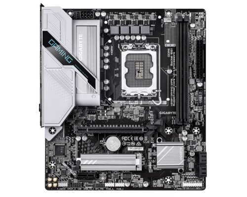 [Материнская плата] Gigabyte H810M GAMING WIFI6 {Socket 1851, Intel®H810, 2xDDR5-6400, mATX HDMI+DP, 1xPCI-Ex16, 1xPCI-Ex1, 4xSATA3(RAID 0/1/5/10), 1xM.2, 8Ch Audio, 2.5GLan, WiFi, (5+4)xUSB2.0, (1+2)xUSB3.2, (0+1)xUSB }
