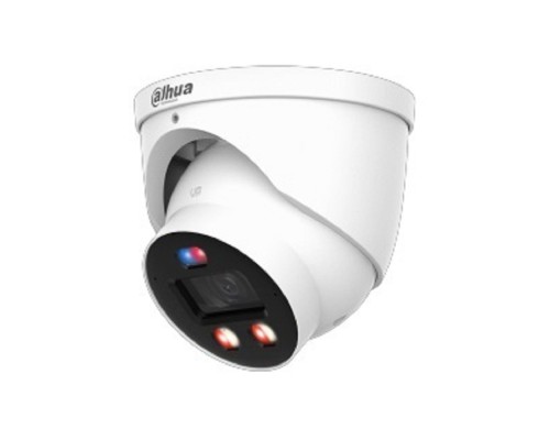 [Видеонаблюдение] DAHUA DH-IPC-HDW3849HP-AS-PV-0280B-PRO Уличная купольная IP-видеокамера WizColor с ИИ и активным сдерживанием 8mp, 1/1.8” CMOS, объектив 2.8мм, видеоаналитика, ИК 30м, LED 30м, IP67
