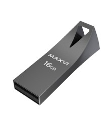 Maxvi USB Drive 16GB MK2 dark grey, монолит, металл, USB 2.0 FD16GBUSB20C10MK2