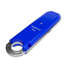Maxvi USB Drive 8GB P2 blue, монолит с колпачком, ABS пластик, USB 2.0