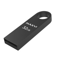 Maxvi USB Drive 32GB MK dark grey, монолит, металл, USB 2.0 FD32GBUSB20C10MK