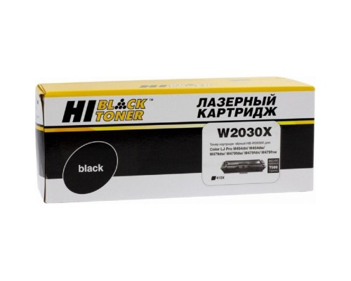 [Расходные материалы] Hi-Black Картридж (HB-W2030X) для HP Color LaserJet Pro M454dn/M479dw, №415X, Bk, 7,5K с чипом