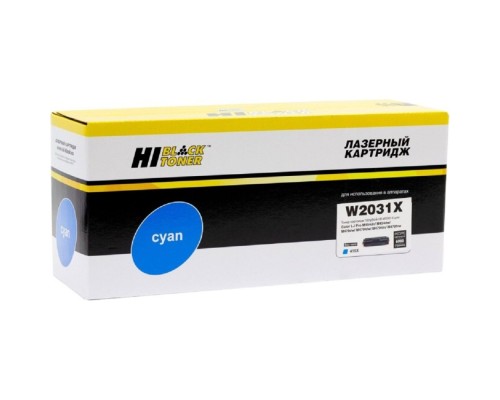 [Расходные материалы] Hi-Black Картридж (HB-W2031X) для HP Color LaserJet Pro M454dn/M479dw, №415X, C, 6K с чипом