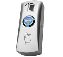 Tantos TS-CLICK light (серебро) накладная кнопка выхода с подсветкой