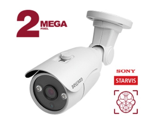 [Камера видеонаблюдения] BEWARD B2530RC Уличная IP-камера 2 Мп, 1/2.8' КМОП SONY Starvis, 0.002 лк (день)/0.001 лк (ночь), 2xWDR до 120 дБ, H.265/H.264/MJPEG, 1920х1080, 25 к/с, объектив 2.8/3.6/6/8/16 мм на выбор