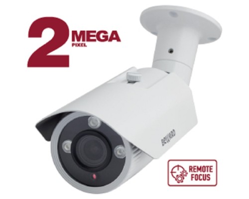 [Камера видеонаблюдения] BEWARD B2560RVZ2 Уличная IP-камера 2 Мп, 1/2.8' КМОП SONY Starvis, объектив 2.7-13.5мм, ИК-подсветка до 25м, microSDXC (до 128 ГБ), IP66