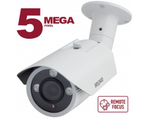 [Камера видеонаблюдения] BEWARD B5350RVZ2 Уличная IP-камера 5 Мп, 1/2.8' КМОП SONY Starvis, объектив 2.7-13.5мм, ИК-подсветка до 25м, microSDXC (до 128 ГБ), IP66