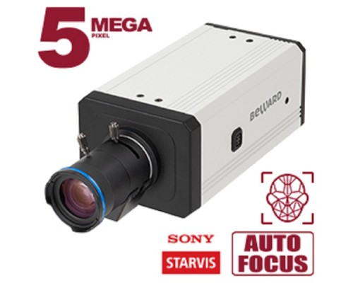 [Камера видеонаблюдения] BEWARD SV3218M Корпусная IP-камера 5 Мп, 1/2.8' КМОП Sony Starvis, microSDXC (до 256 ГБ), встроенная видеоаналитика, SIP, детекция лиц