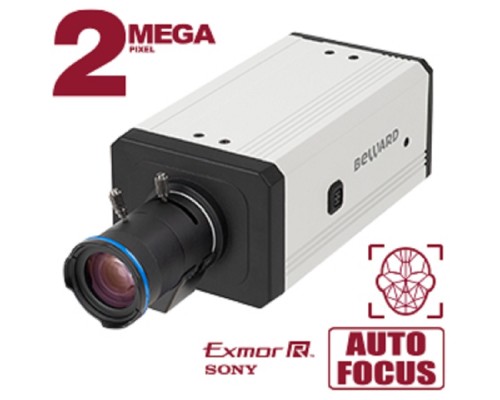 [Камера видеонаблюдения] BEWARD SV2218M2 Корпусная IP-камера 2 Мп, 1/2' КМОП Sony Exmor R, 0.001 лк (день)/0.0005лк (ночь), 2xWDR до 140 дБ, 3 потока H.265/Н.264/MJPEG