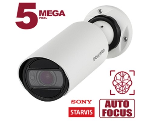 [Камера видеонаблюдения] BEWARD SV3218RZ Уличная IP-Камера 5 Мп, 1/2.8' КМОП Sony Starvis, 3 потока, H.265/H.264/MJPEG, 2592x1944, до 60к/c, моторизованный объектив 5.3-64 мм, 12х