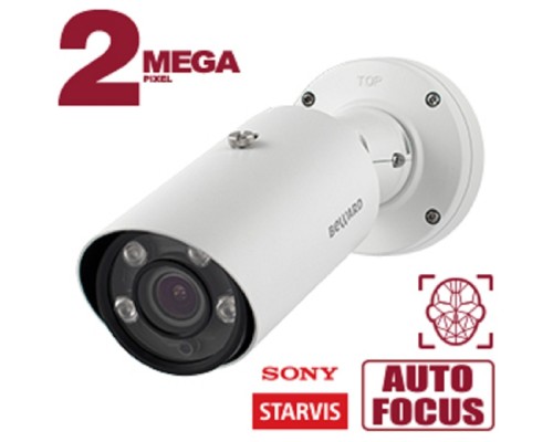 [Камера видеонаблюдения] BEWARD SV2018RBZ2 Уличная IP-Камера 2 Мп, 1/2.8' КМОП Sony Starvis, 3 потока Н.265/Н.264 HP/MJPEG, до 60к/с, 1920x1080, моторизованный объектив 2.7-13.5 мм