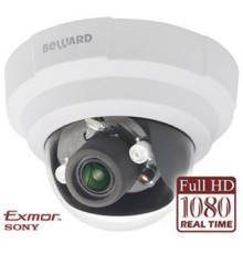 BEWARD B8182710DR 2 Мп, 1/2.9'' КМОП SONY Exmor, 0.01 лк (день)/0.005 лк (ночь), DWDR, Н.264/MJPEG, 1920x1080, 25 к/с, вариообъектив 