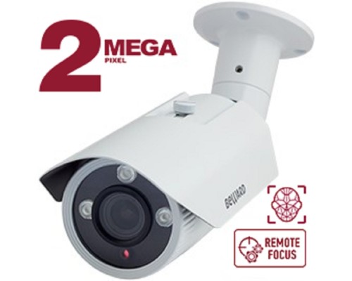 [Камера видеонаблюдения] BEWARD B8192520RVZ 2 Мп, 1/2.8' КМОП SONY Starvis, 0.002 лк (день)/0.001 лк (ночь), 2xWDR до 120 дБ, H.265/H.264/MJPEG, 1920x1080, 25 к/с, моторизованный варифокальный объектив 