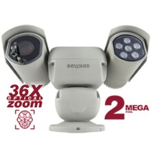 BEWARD B81889R-2595Z3 2 Мп, 1/2'' КМОП SONY Exmor, скоростная PTZ 0.1-200°/сек, 0.001 лк (день)/0.0005 лк (ночь), 2xWDR до 140 дБ, 3 потока H.265/H.264/MJPEG, Zoom 36x 