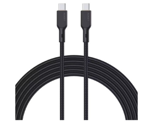 [Кабели] Aukey Кабель Nylon Braided 100w Kevlar 1m black (AC-CB-KCC101)