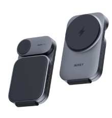Aukey беспроводное зарядное устройство 3in1 travel Qi2 (AMC-LC-MC312)
