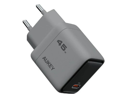 [Аксессуар] Aukey сетевое зарядное устройство Comet 45W Gray (AWC-PA-C2G)