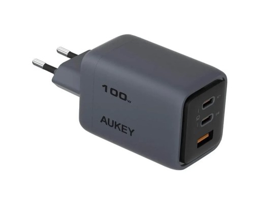 [Аксессуар] Aukey сетевое зарядное устройство Comet Mix 100W  Gray (AWC-PA-C5G)
