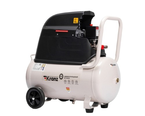 [Компрессоры] Kranz (KR-16-1152) Компрессор воздушный KR-1500/50, 1500Вт, 280 л/мин, 50л