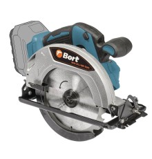Bort BHK-21LI-185 SOLO ПИЛА ЦИРКУЛЯРНАЯ АККУМУЛЯТОРНАЯ [93418361] { БЕЗ АКБ И ЗУ, АКБ Makita 18V LXT, 0-3800 об/мин, диск 185 мм, 20 мм, 3 кг, аксессуаров 2 шт }