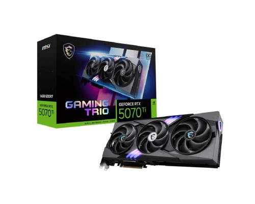 [Видеокарта] Видеокарта MSI RTX5070Ti GAMING TRIO OC 16GB GDDR7 256bit 3xDP HDMI 3FAN RTL