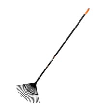 Грабли веерные 22 зуба, сталь, металлический черенок  [73/7/1/11]