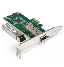 Exegate EX298935RUS Комплект: Сетевой адаптер SFP ExeGate EXE-i210-F1 + Трансивер Multi-Mode до 550м EXT-1G-MM850-LC2-550M (EX296228RUS: PCI-E x1 v2.0, порты 1x SFP (10/100/1000Mb/s), Gigabit Server N