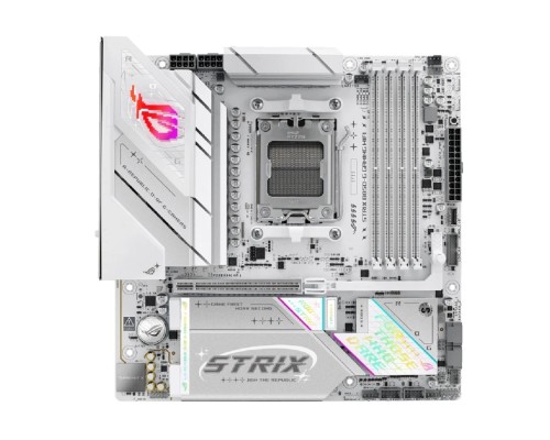 [Материнская плата] ASUS ROG STRIX B850-G GAMING WIFI (Socket AM5, mATX, 4xDDR5(256GB), DP/HDMI, 2xPCIe 5.0x16, 1xLAN (2.5GbE), Wi-Fi, BT, 2xSATA 6Gb/s, 4xM.2, 2xType-C, 6xUSB 3.2, 2xUSB 2.0)