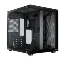 Ginzzu V100 закаленное стекло 1*USB 3.0,1*USB 2.0, AU mATX