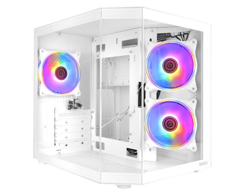 [корпус] Ginzzu V290  White 3*FAN 12LD4