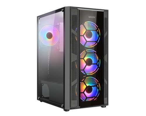 [корпус] Ginzzu CL270 FAN FRGB*4 12LC4
