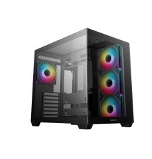 Deepcool CG530 4F black (ATX, без БП, ARGB, 2*USB3.2 Type A+USB3.2 Type-C) (R-CG530-BKADA4-G-1)